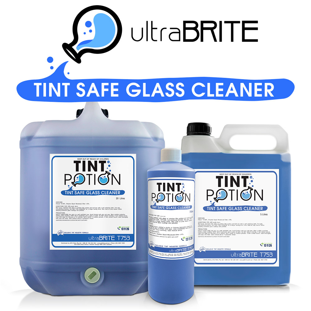 Tint Potion ultraBRITE tint safe glass cleaner