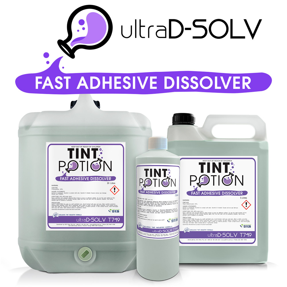 Tint Potion ultraD-SOLV fast adhesive dissolver